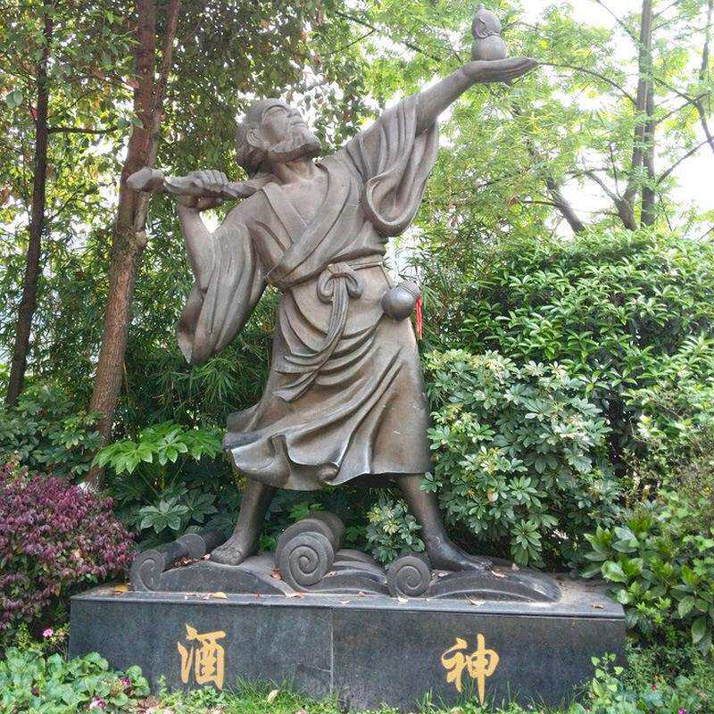 厂家供应 铸铜古代人物雕塑 酒神铜像 广场铸铜名人全身像雕塑