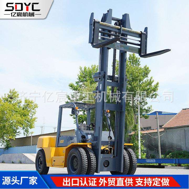 跨境柴油叉车四驱3吨5吨多功能柴油液压搬运叉车座驾平衡重叉车
