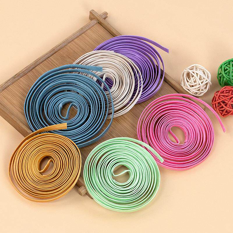 Diy手工盘扣彩色条手工制作原材料硬条立体花型布条纽扣扣子辅料