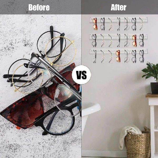 5 Pack Eyeglasses Holder Hanging Eyewear Display Rack