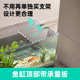 BESSN鱼缸上置周转箱养鱼天花板套餐金晶五线超白玻璃一体承重板