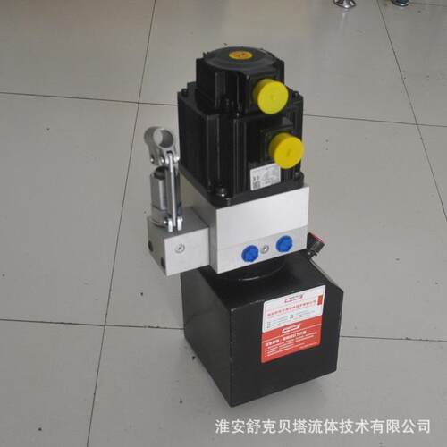 48V1000W-5L-4组无刷电机环卫车液压动力单元全自动高配液压系统