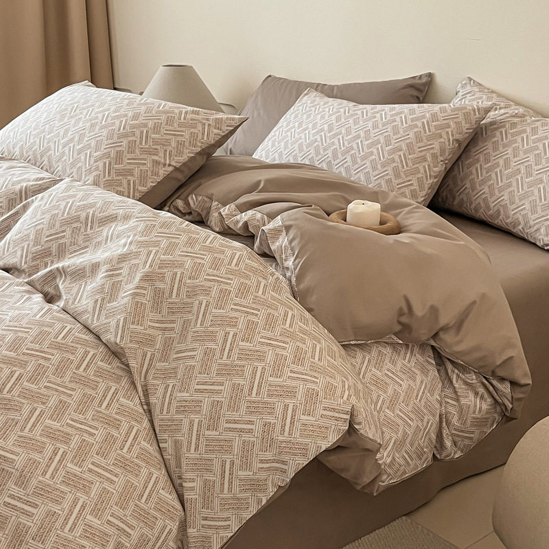 简约纯棉被套单件2025秋季全棉被罩单买宿舍单人被套床上用品,床上用品,学生床品套件,淘宝优惠券,粉丝福利购,淘宝优惠卷