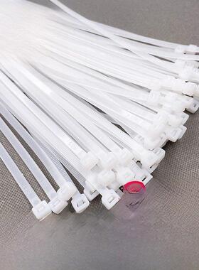 新光国标6x300国标5.6宽尼龙扎带长30cm黑色白色抗紫外封口捆扎