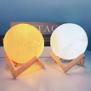 Lamps Table Desktop Ornament Night Light Luna Moon LED