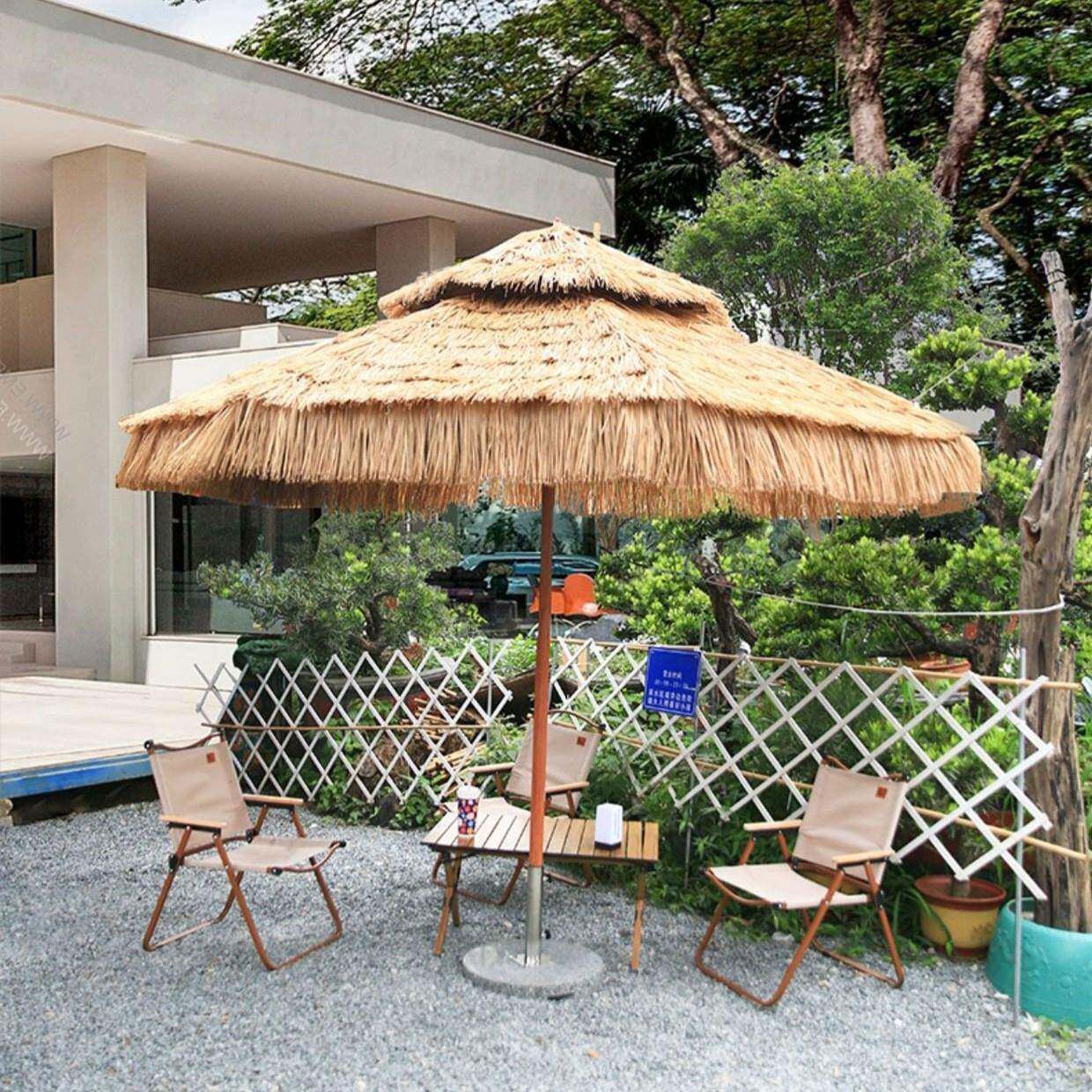 户外桌椅带伞遮阳伞庭院太阳伞咖遮阳伞