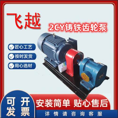 供应小型高压齿轮泵2CY型小流量泵电动铸铁卧式高压油泵现货