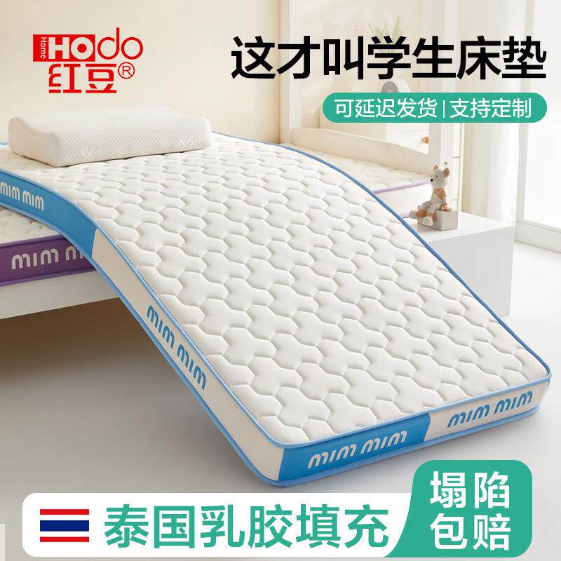 乳胶记忆棉床垫遮盖物软垫家用卧室学生宿舍单人榻榻米床褥垫