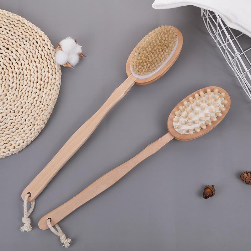 亚马逊沐浴刷跨境鬃刷按摩搓澡巾