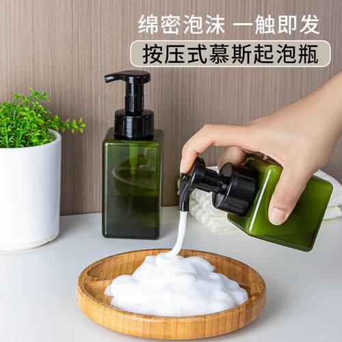 Mousse foaming bottle, press-type dispenser for shampoo, fac