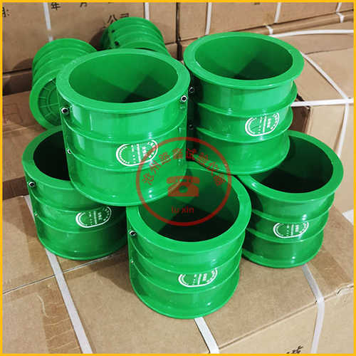 无侧限抗压试模塑料可拆卸150*150mm绿色水稳层无侧限试模灰土模