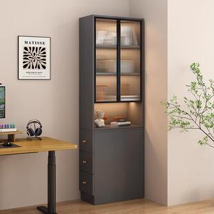 沙发边柜实木转角窄柜书柜侧边侧拉侧面抽拉柜夹缝柜收纳柜储物柜