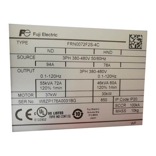 富士变频器 FRN0031F2S-4C 15KW 风机水泵型 F2S系列