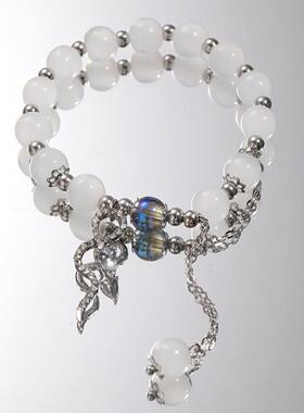 Butterfly Bracelet跨境爆款高级感琉璃蝴蝶串珠手炼女闺蜜礼物