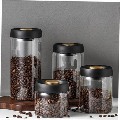 Coffee Bean Container with Airtight Lid- Cereal, Sugar Tea