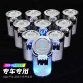 汽车车见详情载车用烟灰缸式 带个创意网车性内车用盖LED灯悬挂烟