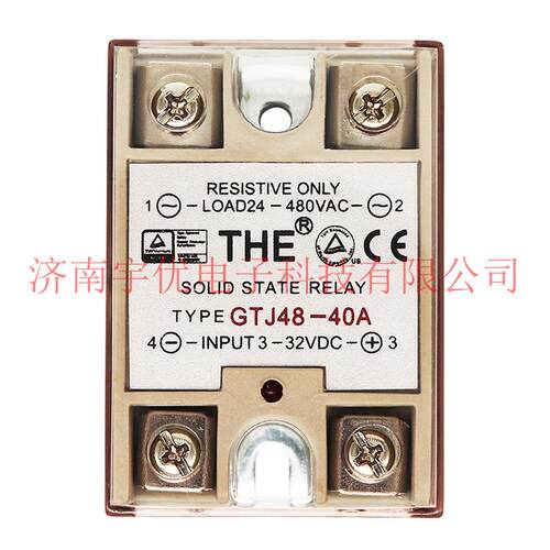 THE无锡天豪 GTJ48-40A 安装式单相交流固态继电器 480V 原装现货