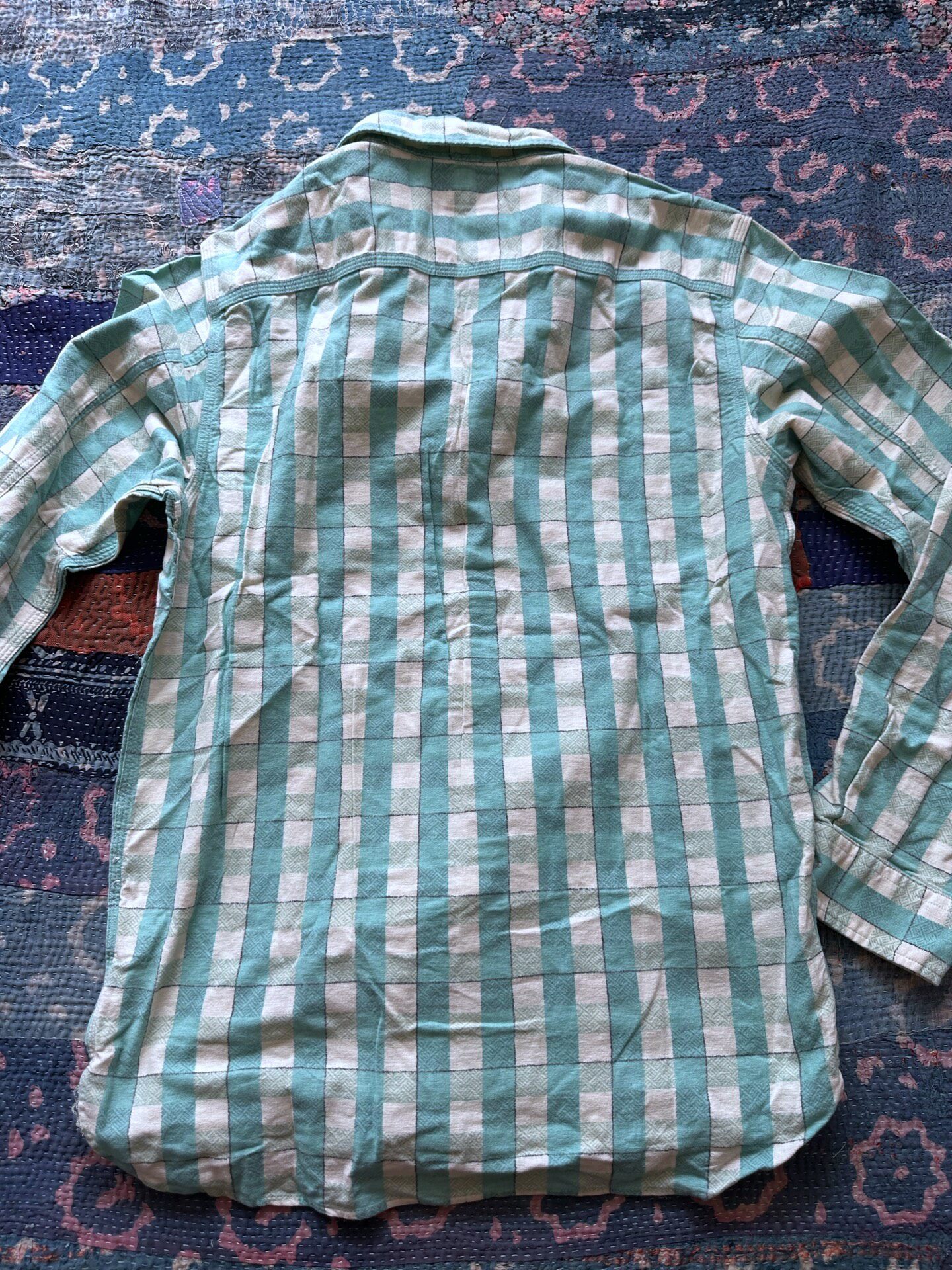 Ralph Lauren Green Plaid Workwear Shirt — front