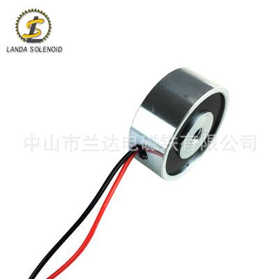 兰达直厂家销吸盘式磁H铁Y25QFO11防火门专电用电磁铁圆形直流电