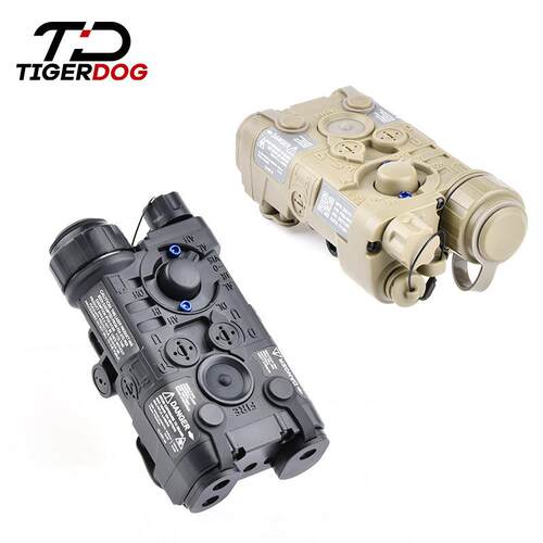 TigerDog战术PEQ-NGAL绿/蓝镭射指示器强光爆闪尼龙版红激光盒子