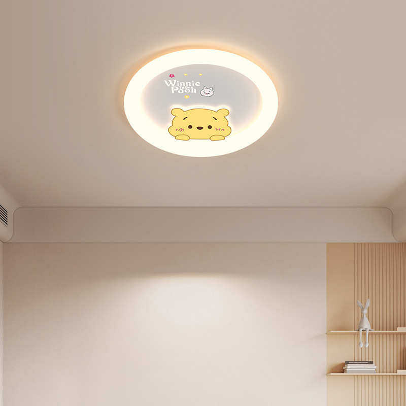 房儿童婚卧室平安现代书房创意吸顶灯护眼女孩男孩可爱简约喜乐房,家装灯饰光源,智能吸顶灯,淘宝优惠券,粉丝福利购,淘宝优惠卷