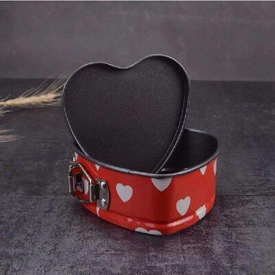 3Pcs-set Color box Mini Heart circular rectangle Cake mould