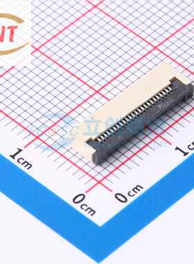 FFC/FPC连接器 FPC-0.5FX-24PWCR-H20 SMD,P=0.5mm,卧贴 翻盖式 2
