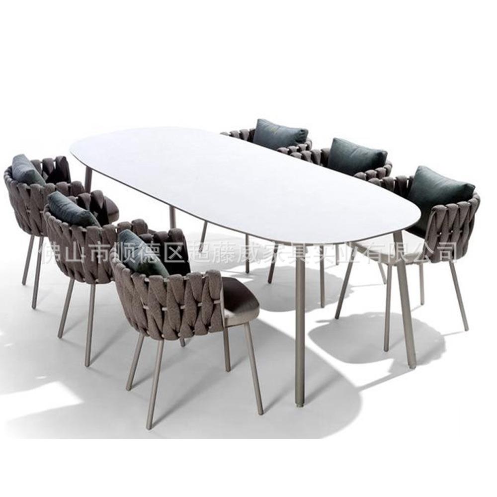 厂家店酒家具织带椅藤编桌椅藤艺户休外CF2146家闲具