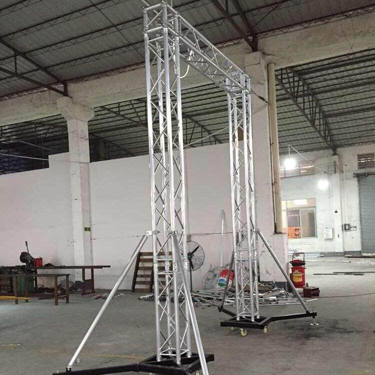 广州厂家直销婚庆横架舞台架方管航架t台背景广告铝合金舞台架