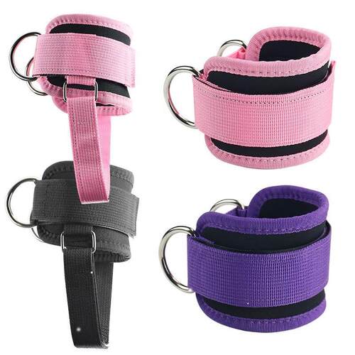 1Pcs Fitness Equipment Ankle Straps Yoga Double D-ring