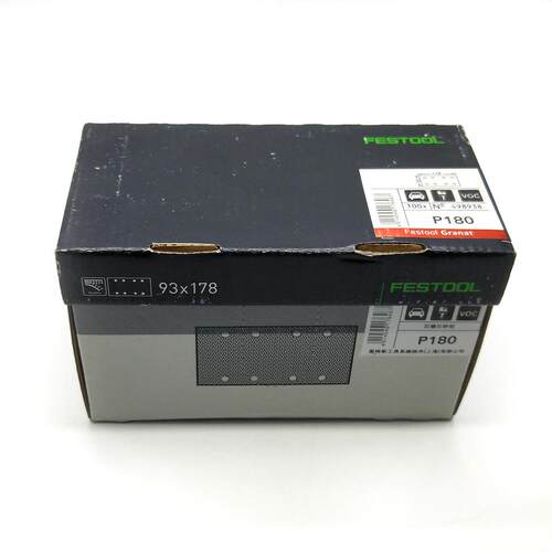 FESTOOL费斯*托干磨机方形砂WWW*纸93178石榴石抛光打磨1砂纸9375