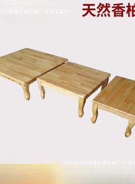 厂直销四川成都家实木虎炕桌北方床上桌足DIR家用实小木茶几柏木