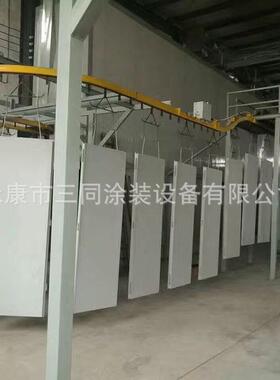 厂家供应防盗防火门非标门木门涂装线 全自动静电喷涂流水线设备