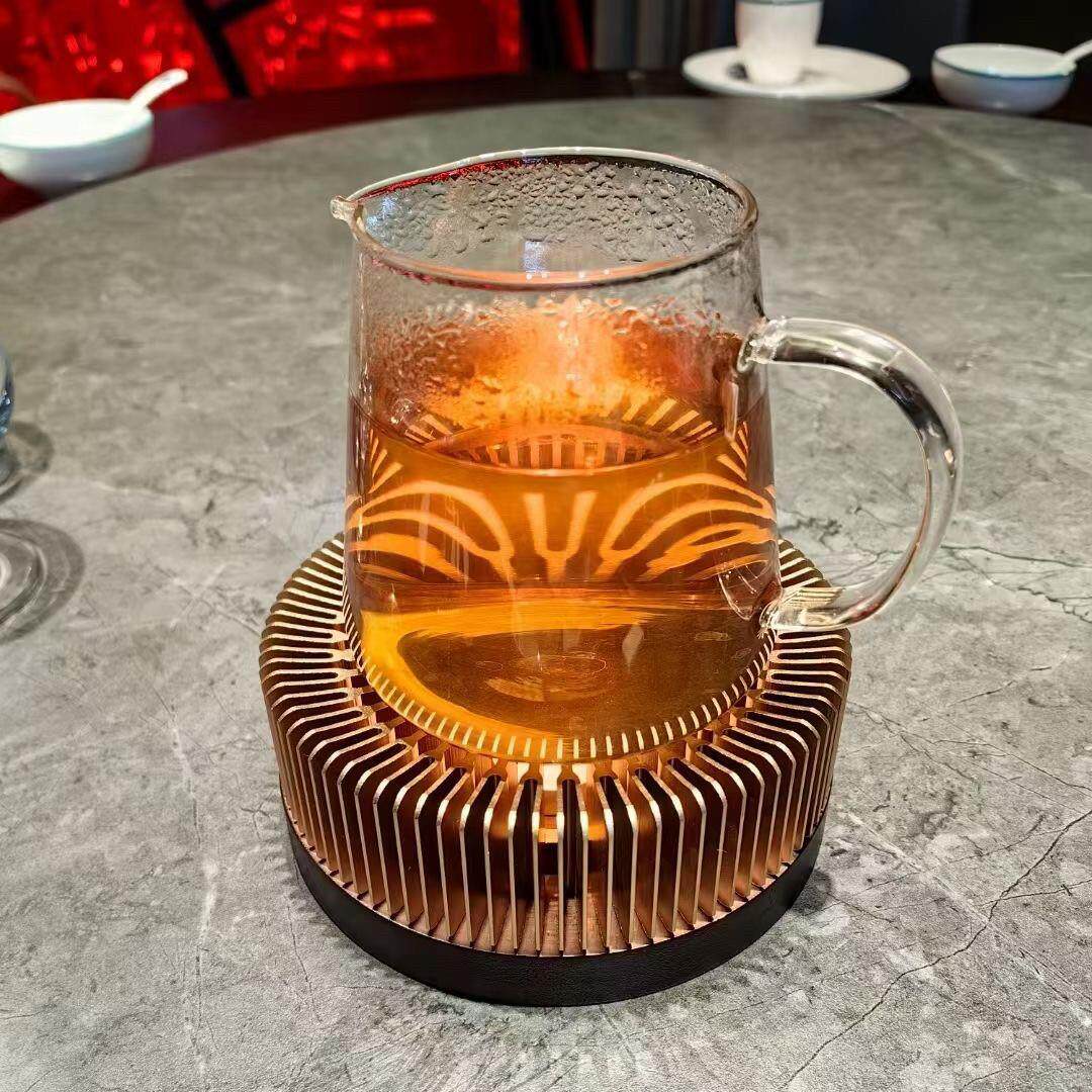 中式暖泡茶炉茶壶底座温茶器蜡烛加热水果花茶保温提梁壶暖杯煮茶