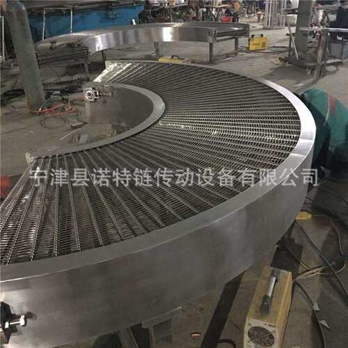 风冷不锈钢网带输送机180网链链转弯机Z线度型板带宽500提升机