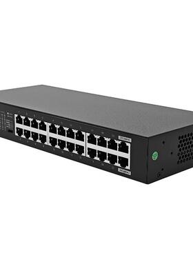 TOKI兆end腾达全千TEG1024D网络a24口汇工聚业监控交换机网线分线