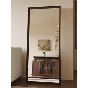 全长镜落地梳妆镜家庭流行 纳维亚风格 舞蹈镜实木装 修镜木制斯堪