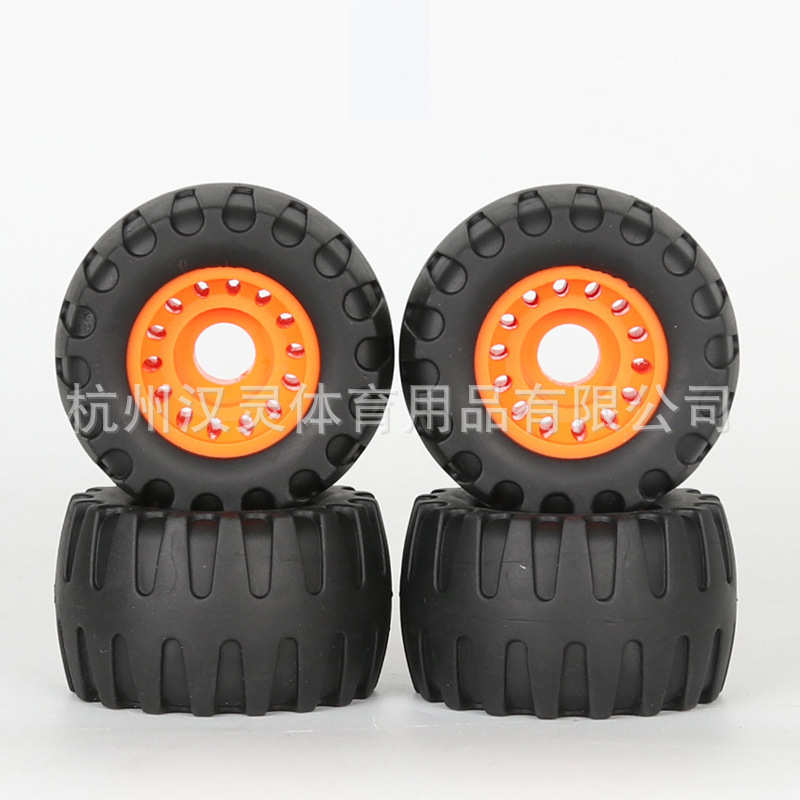 滑板越野减震轮 公路轮76x45mm 轴承套筒