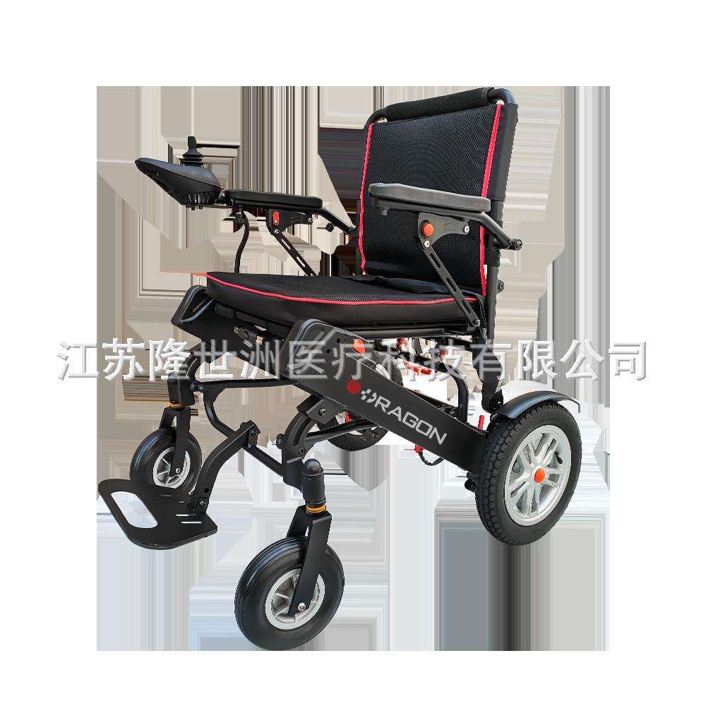 厂家现货轻便电动轮椅 残疾人便携式锂电四轮代步车 简易电动轮椅