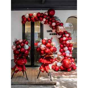 开业气球花篮开业门口装饰店铺周年庆搞活动场景布置