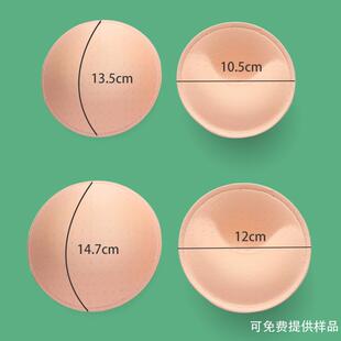 电商爆款 特厚聚拢胸垫平胸小胸妹比基尼插片婚纱礼服锁边气孔胸垫
