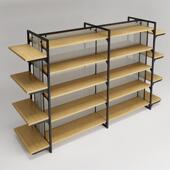 名创款 优品中岛柜精品展柜木质文具店便利店货柜陈列柜架子货架