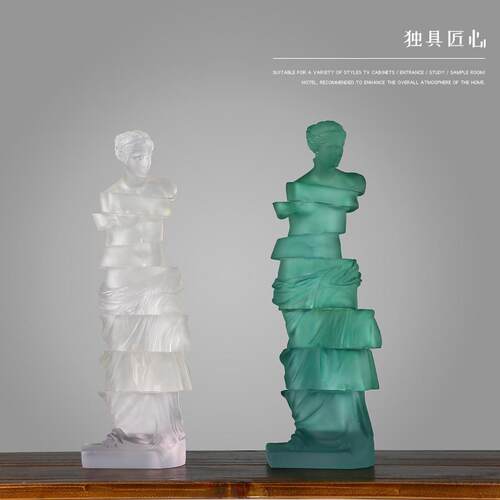 欧式创意维纳斯软装工艺品摆设简约现代客厅电视柜雕塑摆件