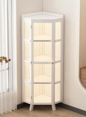 角转角酒架客厅储30684墙边柜墙角置物架拐角三角形物柜收纳柜柜