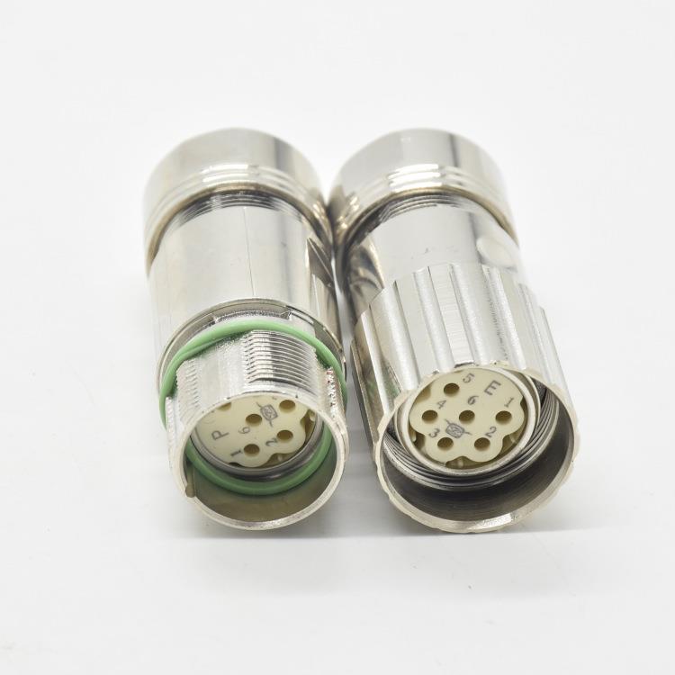 CEM电连接M2水3器-6P空线线对接防航插头
