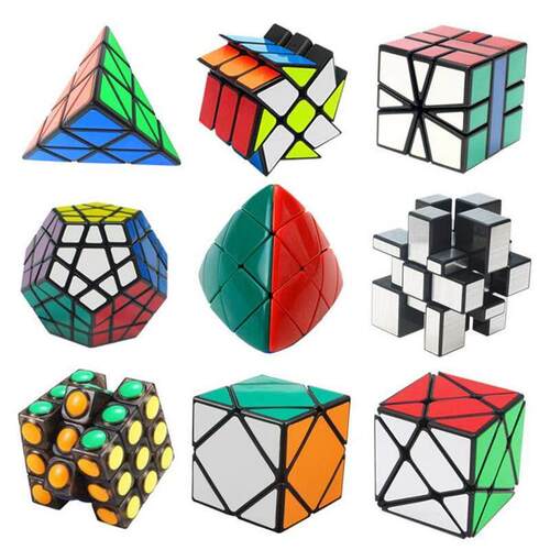 Magic Cubes专业金字塔魔方 多种款式彩色益智魔方玩具 12岁以上