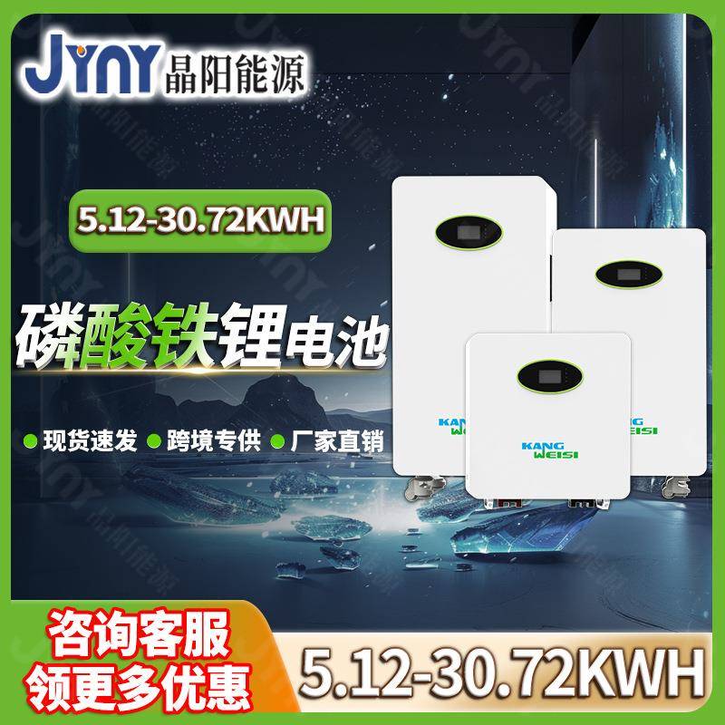 LiFePO4磷酸铁锂电池51.2v100-300ah太阳能储能电池光伏储能系统