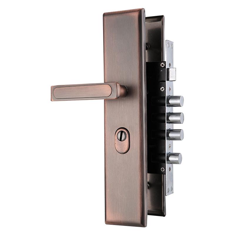 防盗门锁套装加厚把手家用通用型大门锁房门锁入户门锁房门锁具