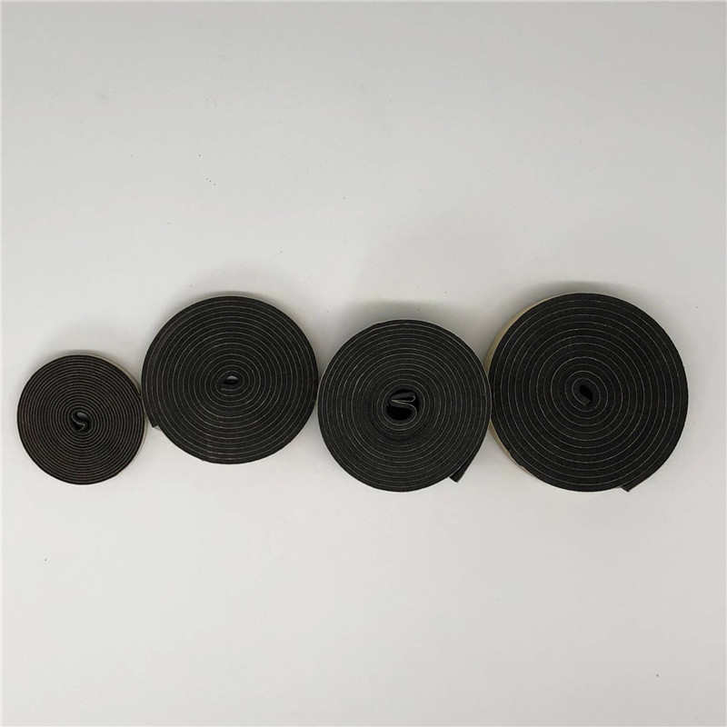 三元乙丙发泡带胶板 高密度海绵减震板 EPDM隔音胶板厚5mm*1*2米