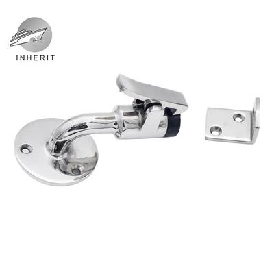 90度门碰 316不锈钢船用直款门吸 防撞带扣门顶 弹簧式门钩 定门